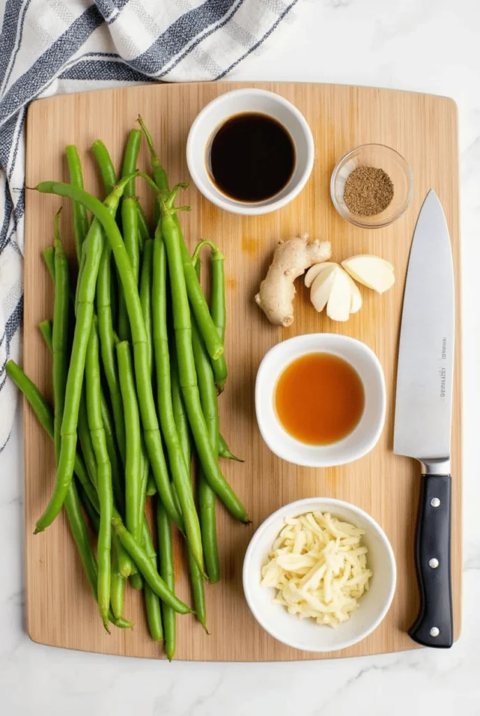 Essential Ingredients for Din Tai Fung Green Bean Recipe
