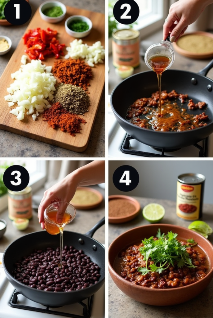 How to Make Chipotle Black Beans Recipe step by step