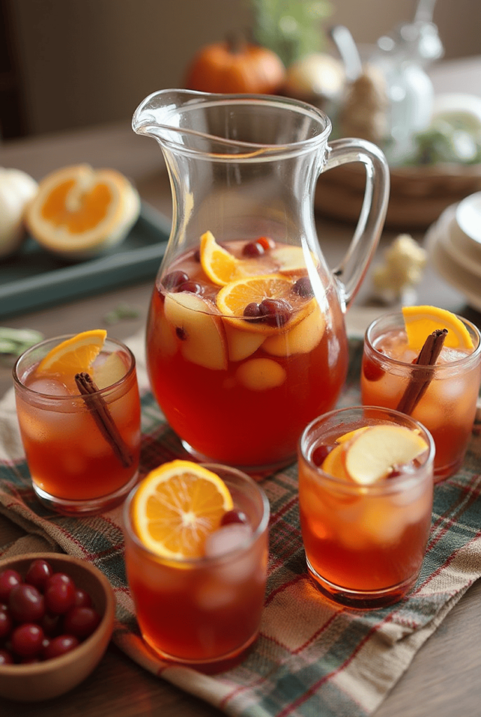 Serving Suggestions and Presentation for Your Fall Sangria Recipe with Apple Brandy