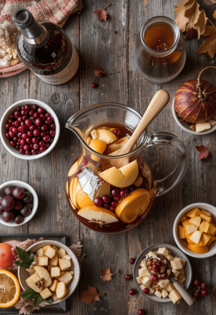 Step-by-Step Mixing Instructions for Your Fall Sangria Recipe with Apple Brandy